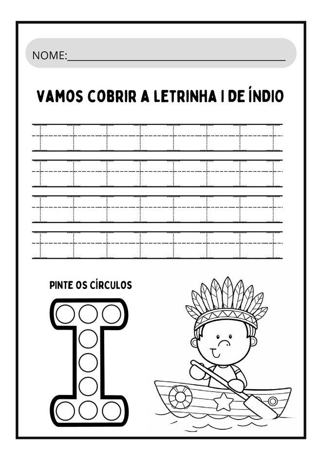 Atividades dia dos povos indigenas infantil para imprimir para baixar página 4